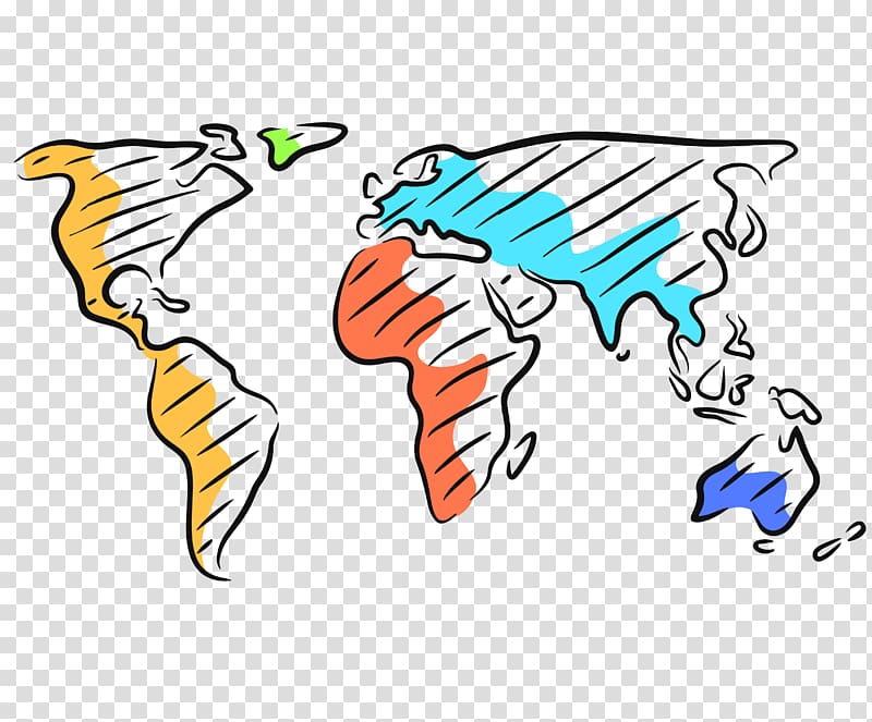 World map, Creative World Map transparent background PNG clipart