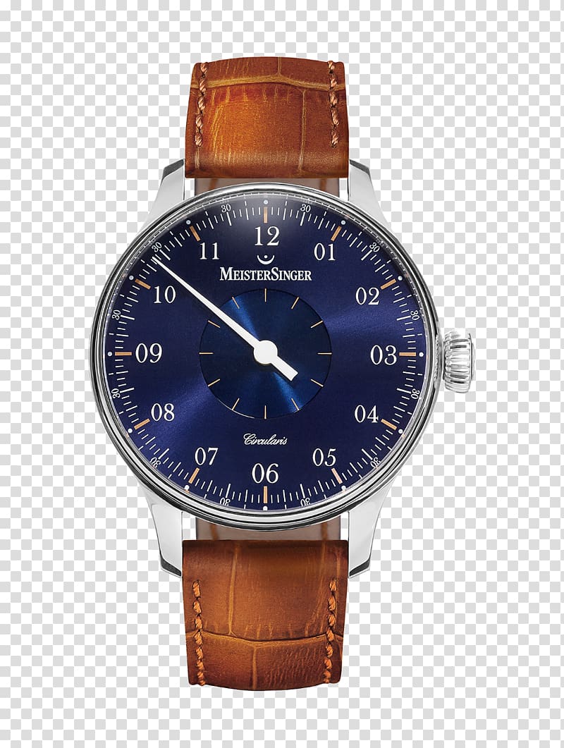 Watch MeisterSinger Power reserve indicator Seiko Clock, watch transparent background PNG clipart