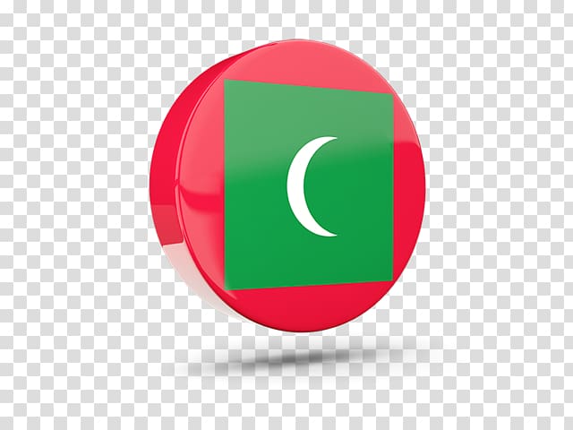 Logo Brand Circle Font, Maldives round flag flag three, dimensional transparent background PNG clipart