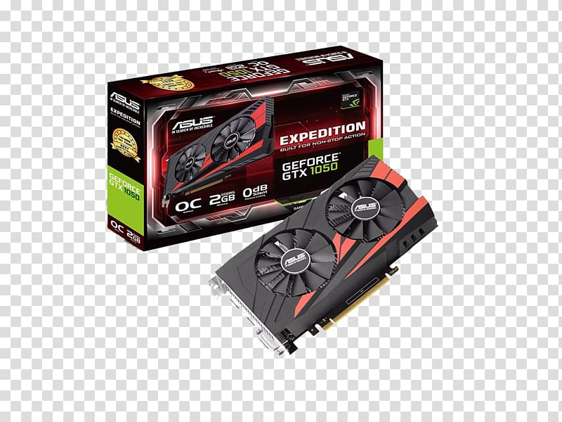 Graphics Cards & Video Adapters GDDR5 SDRAM GeForce PCI Express ASUS, Computer transparent background PNG clipart