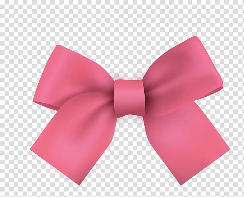 Bow tie Pink Shoelace knot Ribbon, Cartoon bow decoration pattern transparent background PNG clipart