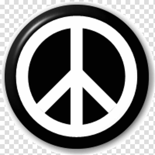 Campaign for Nuclear Disarmament Peace symbols Pin Badges Hippie, Pin transparent background PNG clipart