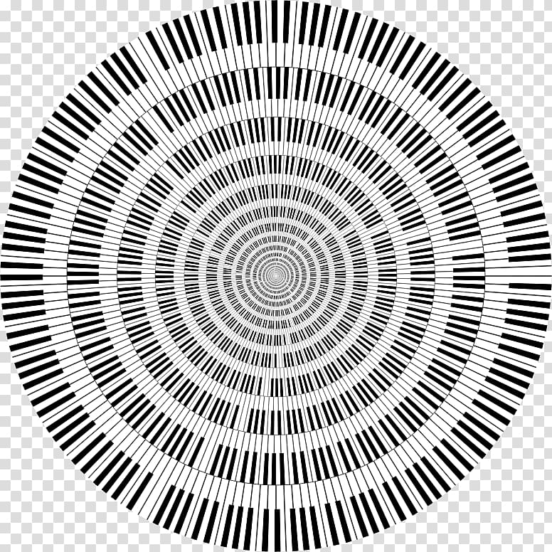 Piano Musical keyboard Circle, piano transparent background PNG clipart
