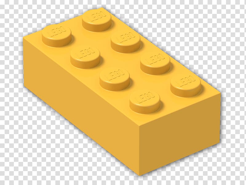 Yellow LEGO White Beige Grey, Lego Bricks transparent background PNG