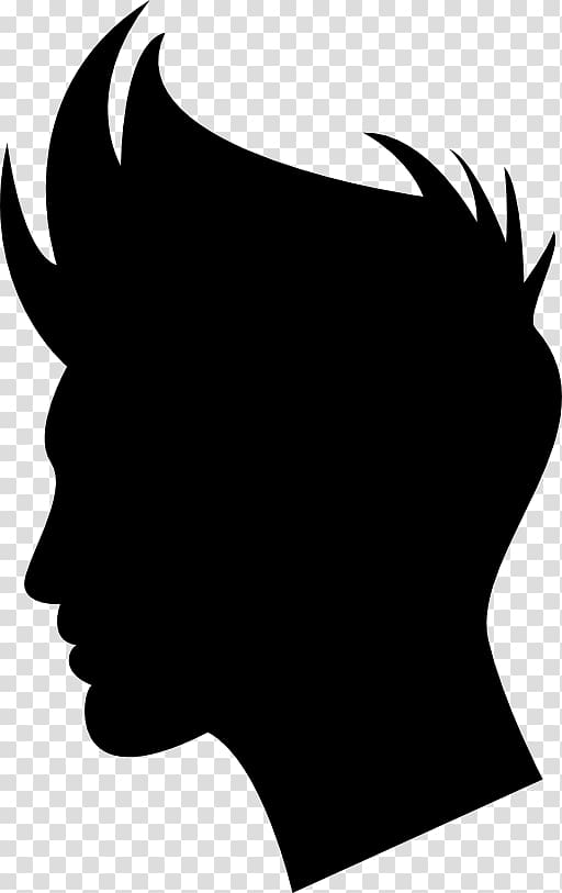 Computer Icons Hairstyle Silhouette , hair shapes transparent background PNG clipart