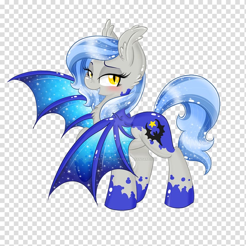 My Little Pony Drawing Gray wolf Derpy Hooves, BLUE WOLF transparent background PNG clipart