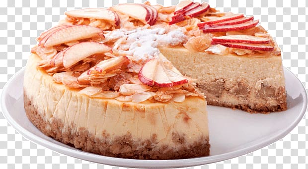 Cheesecake Torte Tiramisu Ladyfinger Gelatin dessert, apple transparent background PNG clipart