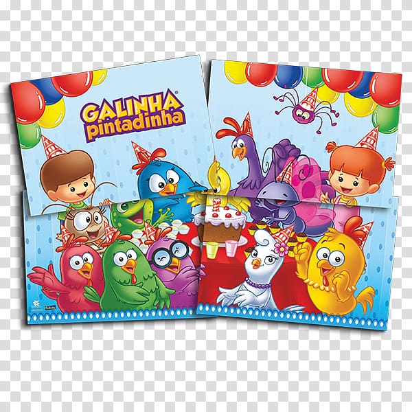 Galinha Pintadinha Party Chicken Birthday Painel, party transparent background PNG clipart