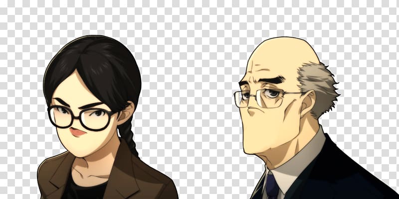 Nose Persona 5 Face Glasses Igor, friend meme transparent background PNG clipart