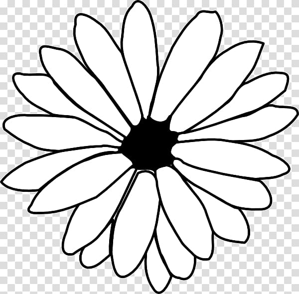 flower petal outline clip art