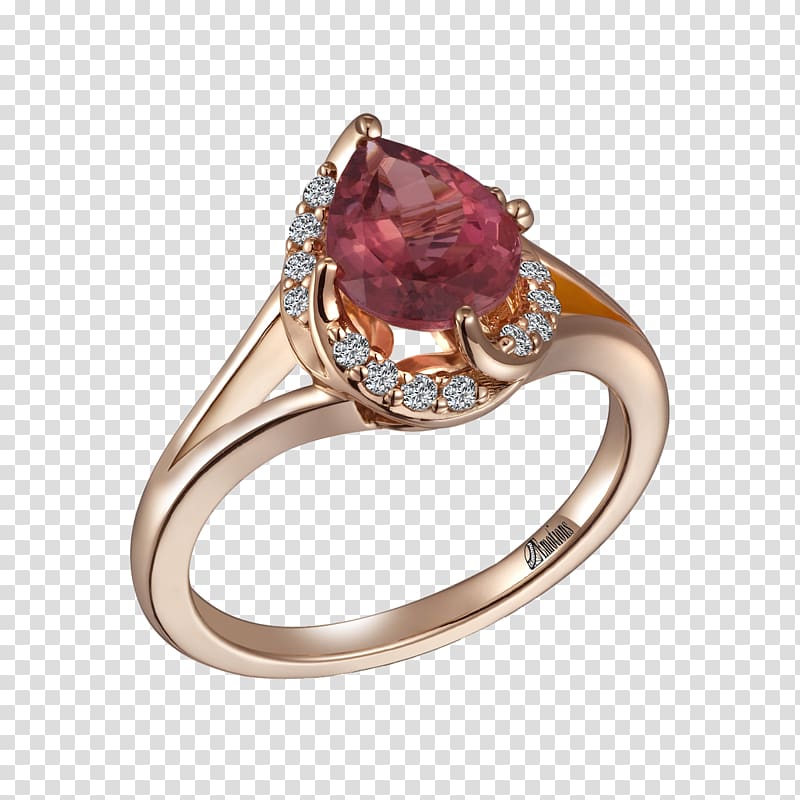 Ruby Ring Jewellery Diamond Gold, ruby transparent background PNG clipart