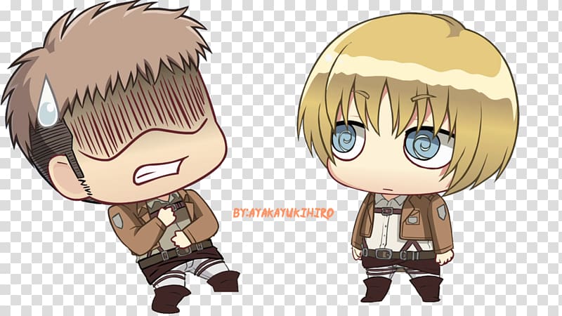 Jean Kirschtein Armin Arlert Attack on Titan Anime A.O.T.: Wings of Freedom, others transparent background PNG clipart