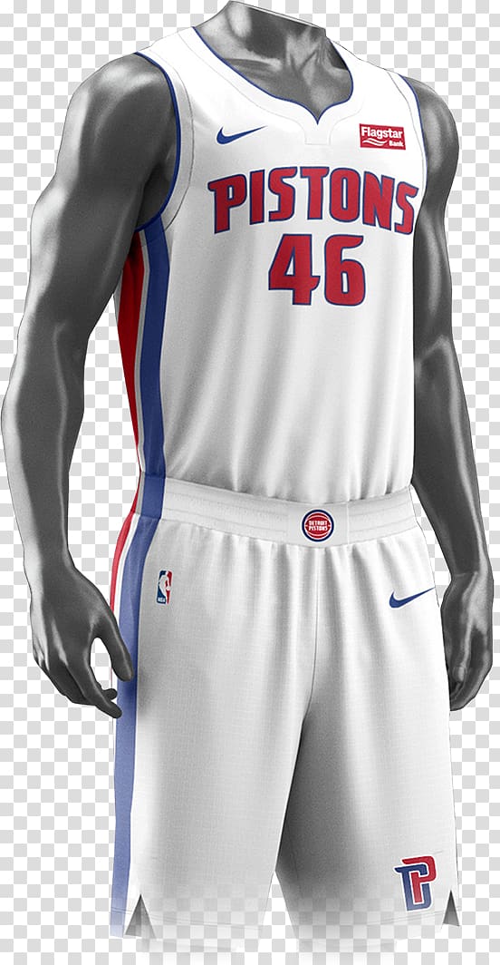 Detroit Pistons T-shirt NBA Jersey Cleveland Cavaliers, detroit pistons transparent background PNG clipart