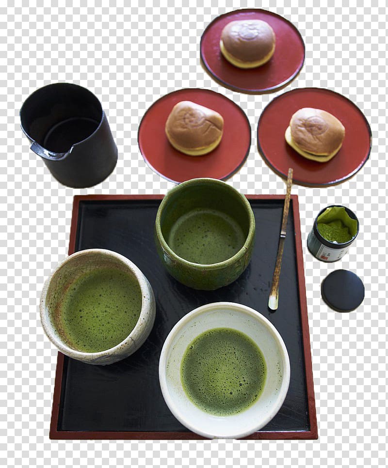 Green tea Japanese Cuisine Japanese tea ceremony, Japanese tea set transparent background PNG clipart