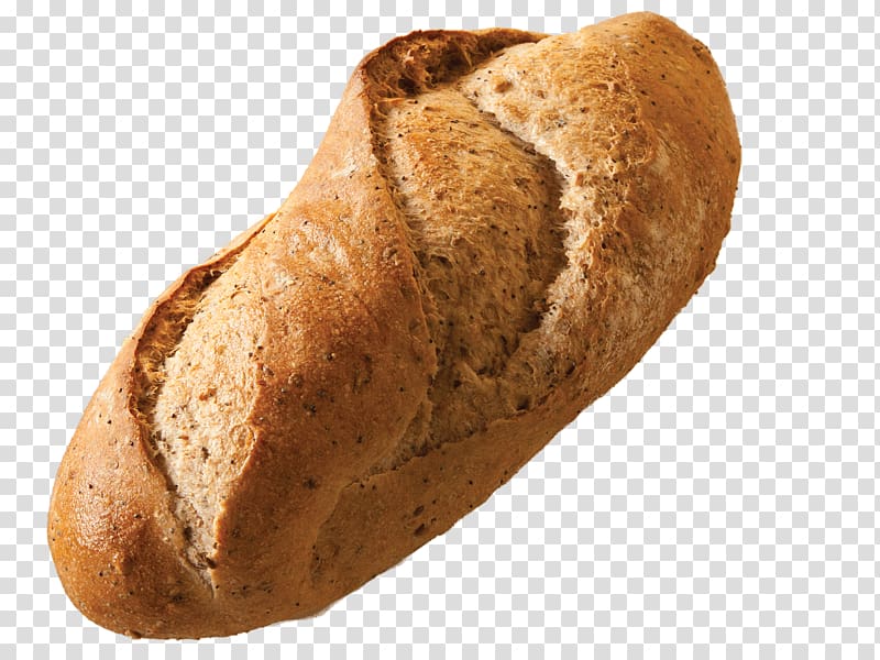 Rye bread Graham bread Pumpernickel Baguette Brown bread, bread transparent background PNG clipart