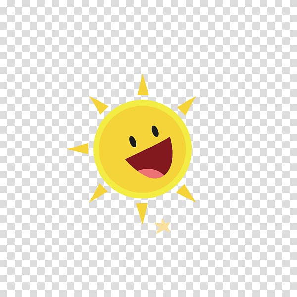 , Cartoon sun transparent background PNG clipart