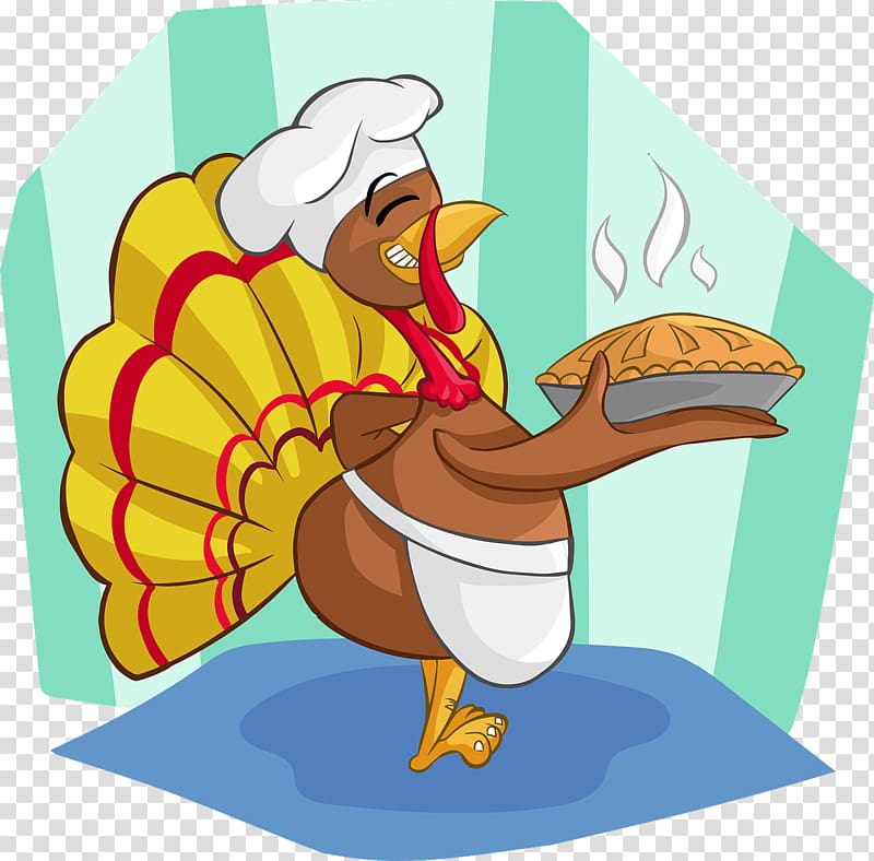 Turkey Thanksgiving dinner Stuffing Pilgrim, turkey bird transparent background PNG clipart