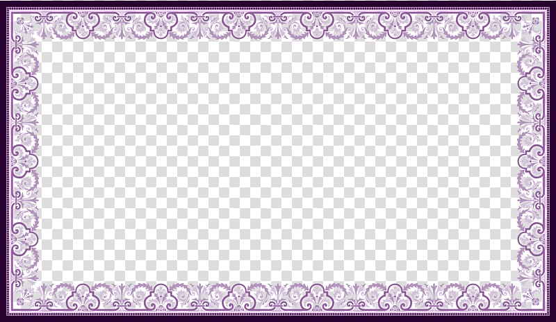 Purple Area Pattern, Purple Border transparent background PNG clipart