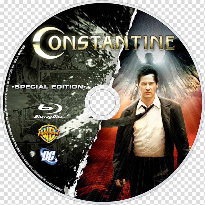 John Constantine Blu-ray disc DVD Film American comic book, dvd transparent background PNG clipart