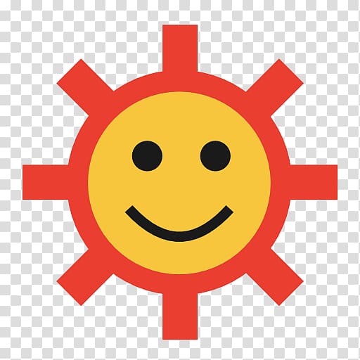 yellow sun illustration, emoticon area smiley, Communication gadu gadu transparent background PNG clipart