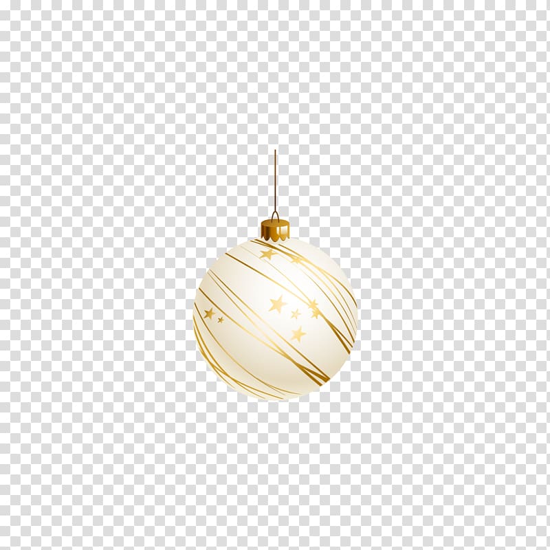 White Christmas golden ball transparent background PNG clipart