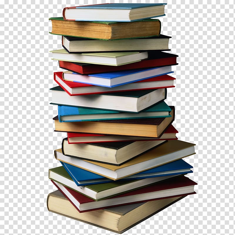 piled assorted-title books, Book Library stack Bellaire City Library Central Library , book transparent background PNG clipart