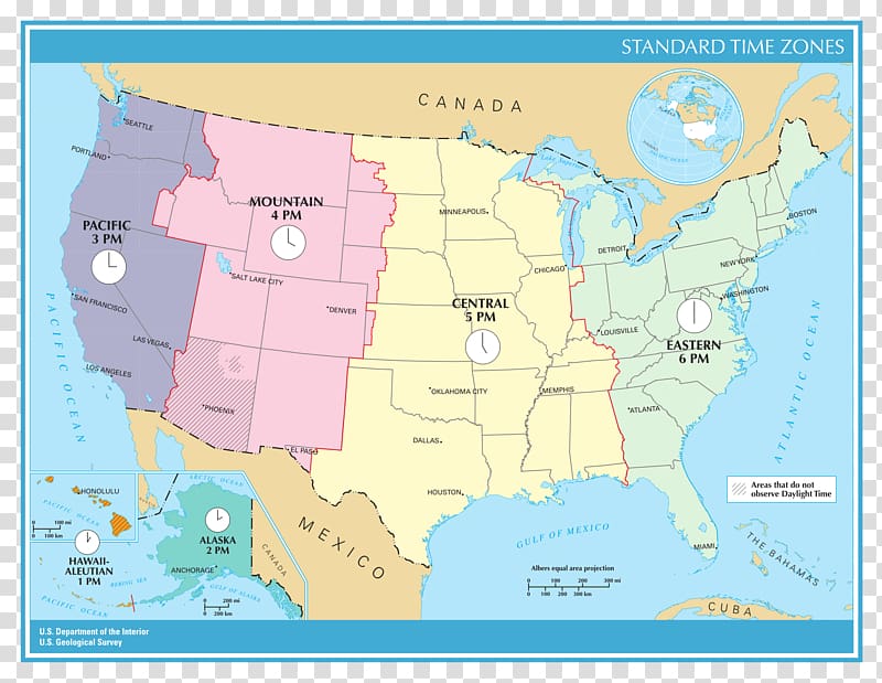 United States Time zone World map World clock, united states transparent background PNG clipart