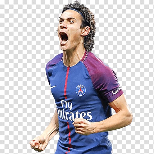 Edinson Cavani FIFA 18 FIFA Mobile Paris Saint-Germain F.C. Uruguay national football team, winner transparent background PNG clipart