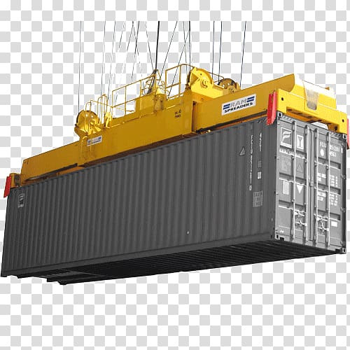 Spreader Rail transport Intermodal container Cargo Gantry crane, chinese crane transparent background PNG clipart