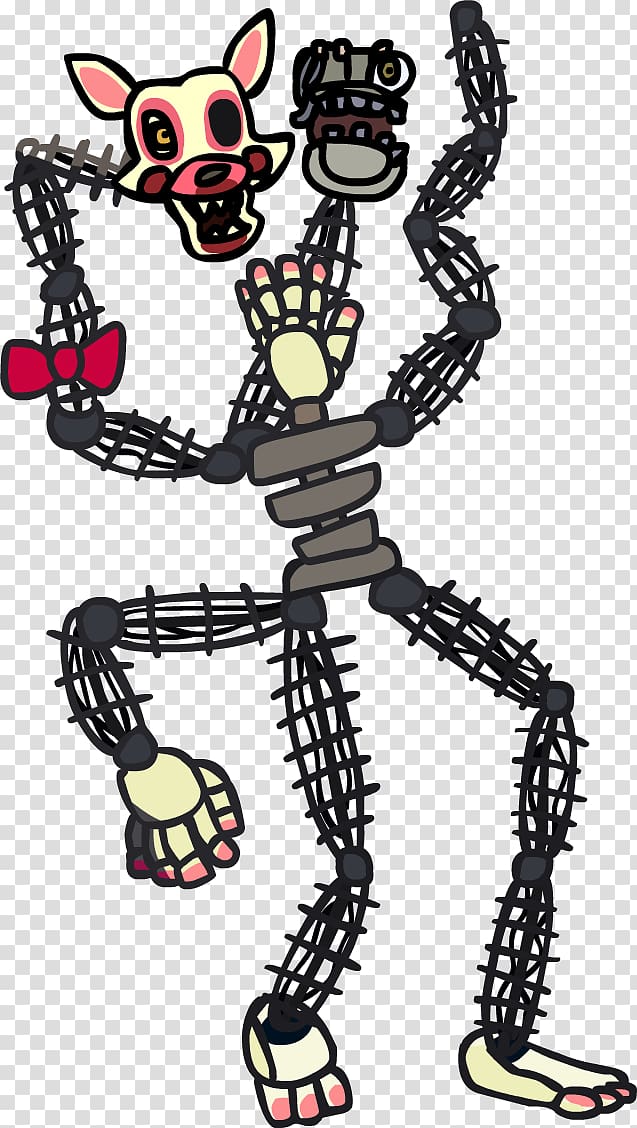 Five Nights at Freddy's 2 Drawing Endoskeleton, fnaf 1000 transparent background PNG clipart