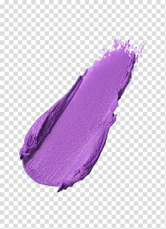 Lipstick Cosmetics Make-up Color, Purple lipstick paste transparent background PNG clipart