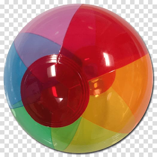 multicolored beach ball, Beach Ball transparent background PNG clipart