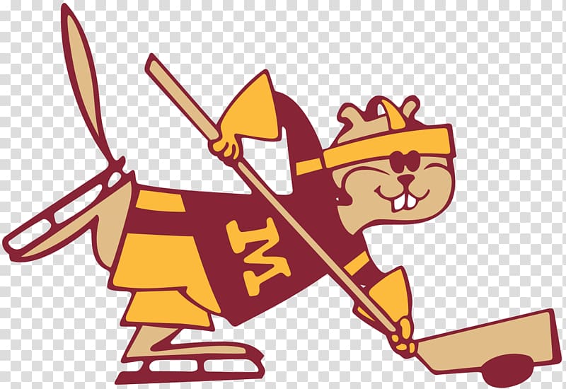 Minnesota Golden Gophers men\'s ice hockey Minnesota Golden Gophers football Minnesota Golden Gophers women\'s ice hockey NCAA Men\'s Ice Hockey Championship Goldy Gopher, hockey transparent background PNG clipart