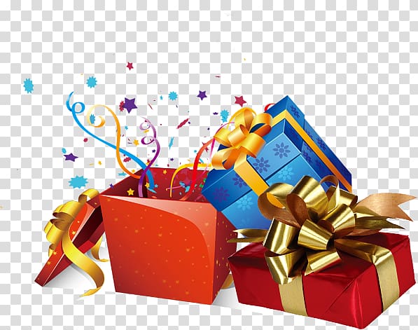 Open Gift Box PNGs for Free Download
