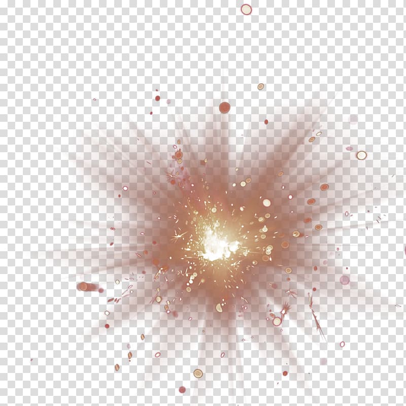 brown atmospheric explosion fireworks effect elements transparent background PNG clipart