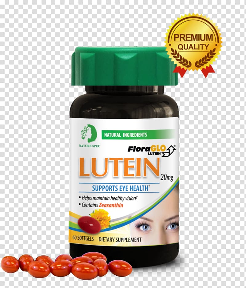 Dietary supplement Lutein Zeaxanthin Calendula officinalis Softgel, Eye transparent background PNG clipart