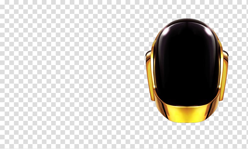 Daft Punk Music, gold transparent background PNG clipart