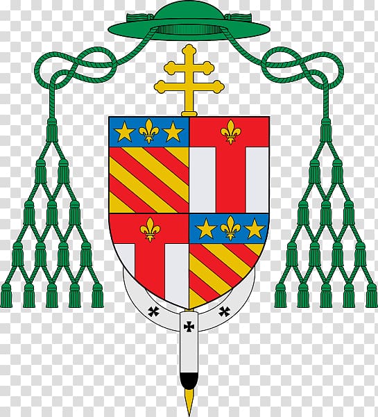 Coat of arms Santa Lucia del Gonfalone Cardinal Crest, transparent background PNG clipart