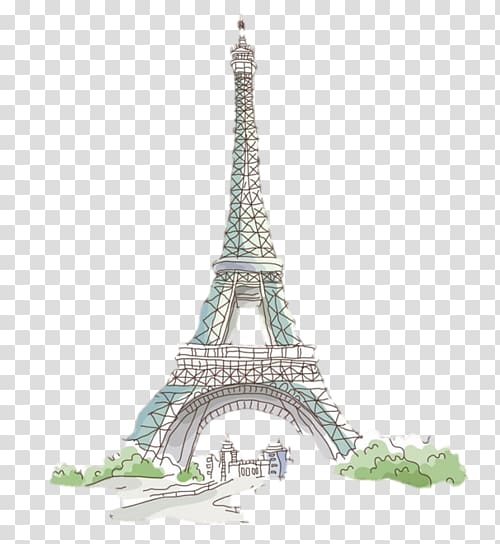 Eiffel Tower Drawing png download - 1000*525 - Free Transparent