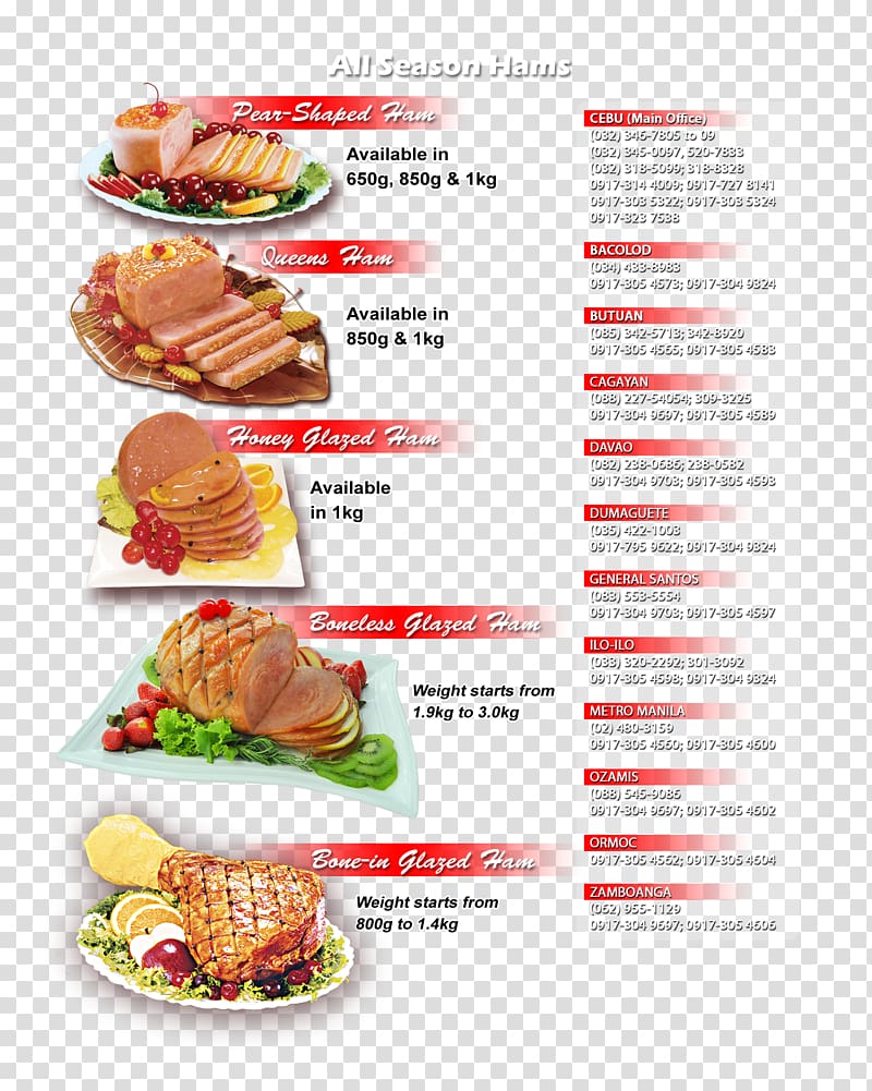 Christmas ham Food Recipe Country ham, supermarket ham transparent background PNG clipart