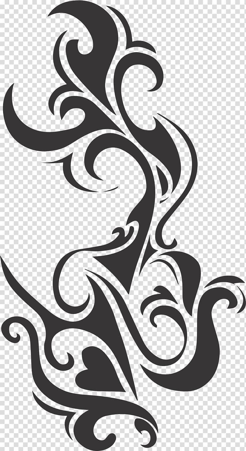 flame decals illustration, Sleeve tattoo Tattoo artist Nautical star , tribal transparent background PNG clipart