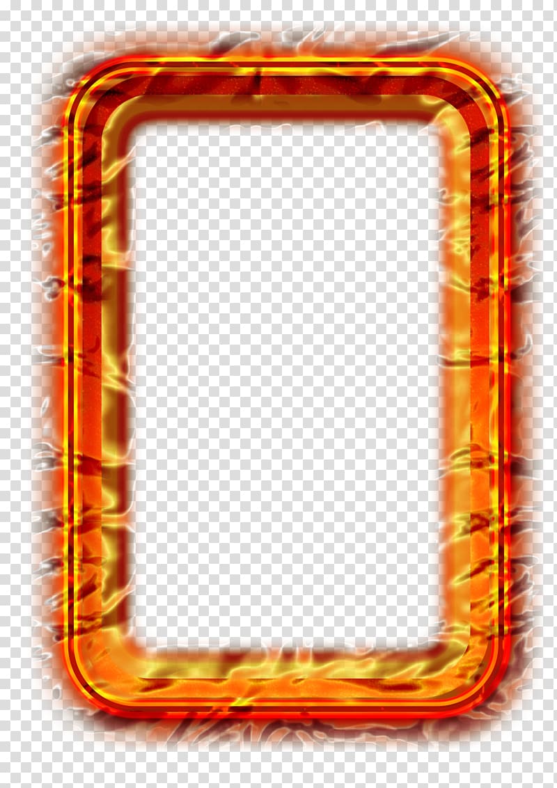 Frames Raster graphics editor, fire transparent background PNG clipart