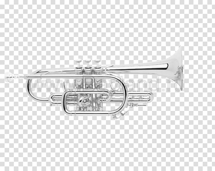Cornet Trumpet Vincent Bach Corporation Brass Instruments Mellophone, Trumpet transparent background PNG clipart