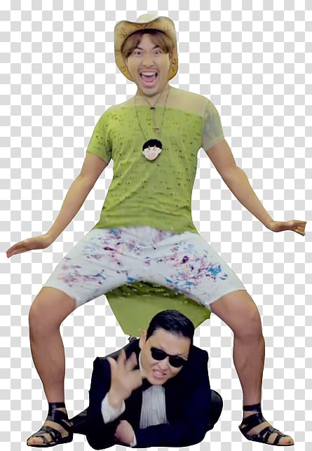 Gangnam Style T-shirt PSY Shoulder Art, Gangnam Style transparent background PNG clipart