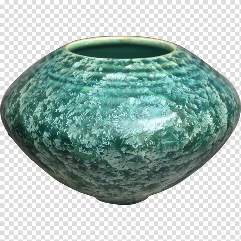 Ceramic glaze Vase Green-glazed pottery, vase transparent background PNG clipart