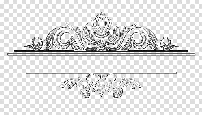 gray border , European silver pattern decoration pattern transparent background PNG clipart