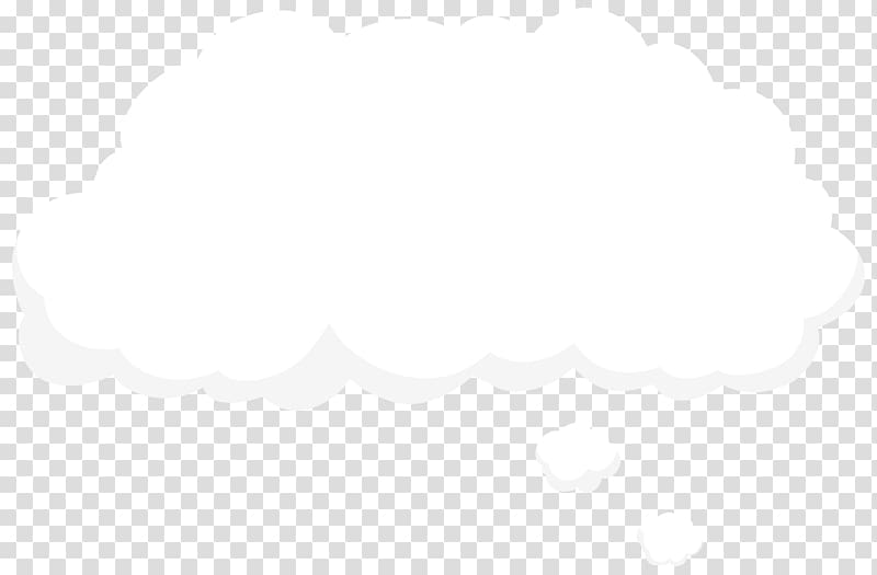 Black and white Cloud Sky, Bubble Speech Cloud , empty bubble cloud transparent background PNG clipart