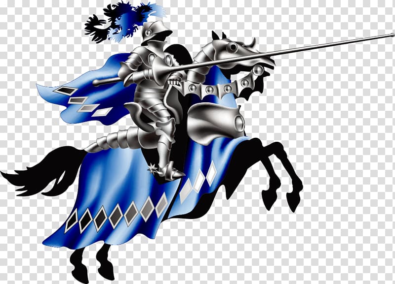 knight illustration, Knight Middle Ages Lance Tournament, Knight on horseback transparent background PNG clipart
