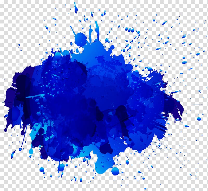 blue splash illustration, Paint, paint transparent background PNG clipart