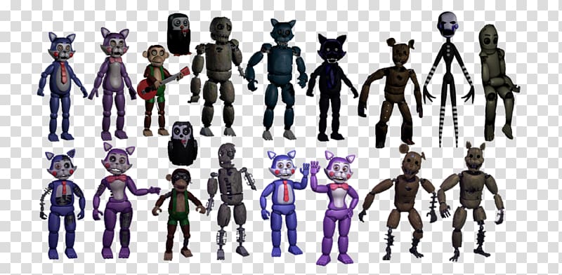 Fnac Five Nights at Freddy\'s Animatronics Jump scare Character, others transparent background PNG clipart